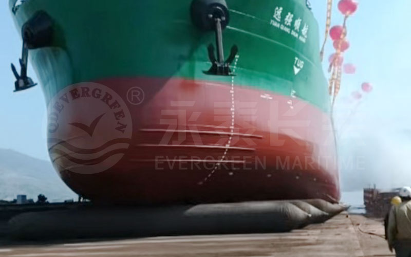 High-Strength Airbags for Safe and Efficient 10,000-Ton Ship Launches
